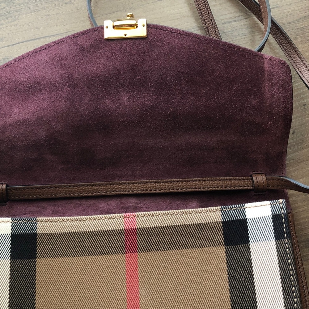 EUC Burberry Macken Tan Crossbody Bag - Picture 6 of 15